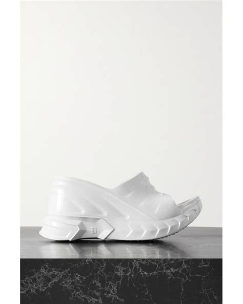 givenchy marshmallow wedge dupe|GIVENCHY Marshmallow rubber platform wedge mules .